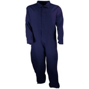 MAGID Arc-Rated 9.0 oz Flame Resistant (FR) Cotton Coveralls Size XXL Navy